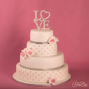 gâteau de mariage love