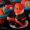 fireman cupcake
